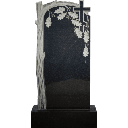 Monument din granit negru premium