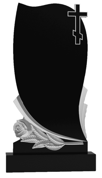 Monument din granit negru premium