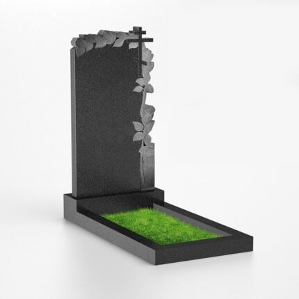 Monument din granit negru premium