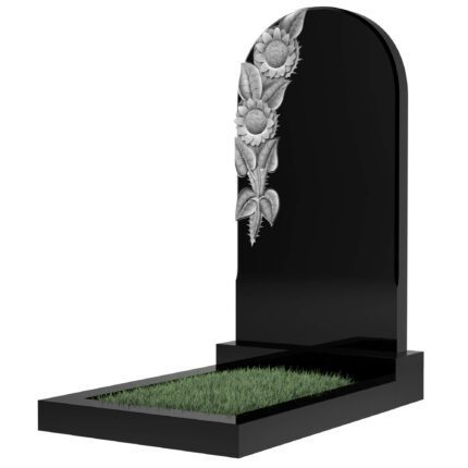 Monument din granit negru premium