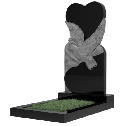 Monument din granit negru premium