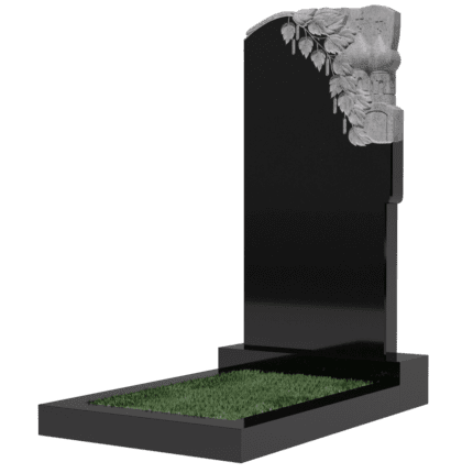 Monument din granit negru premium