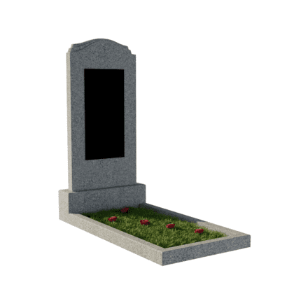 Monument din granit gri econom