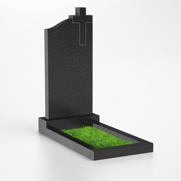 016 Monument din granit negru econom